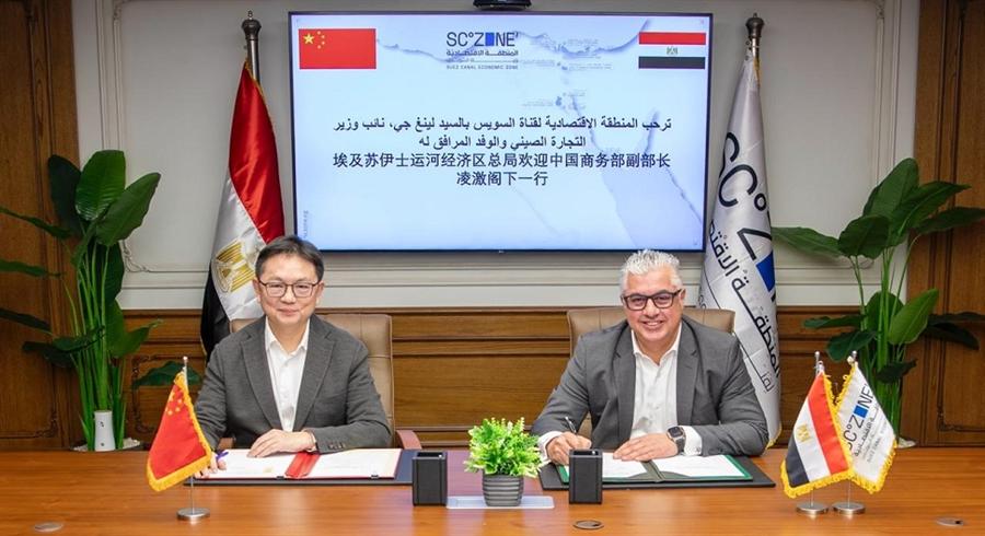 رئيس المنطقة الاقتصادية لقناة السويس يلتقي نائب وزير التجارة الصيني لتعزيز الشراكة الاقتصادية